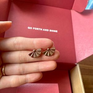 Aurate New York SENSU earrings in Rose gold vermeil